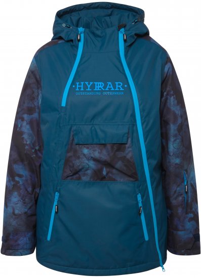 Ulla Popken Asymmetric Triple-Function Performance Ski Jacket Teal - Geci - 