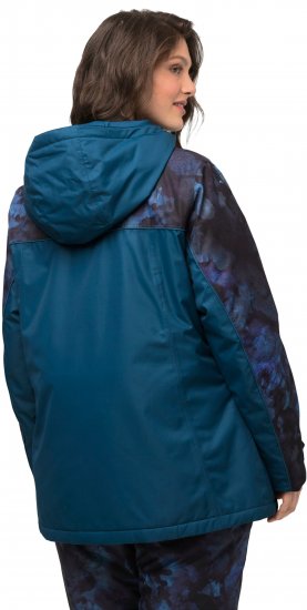 Ulla Popken Asymmetric Triple-Function Performance Ski Jacket Teal - Geci - 