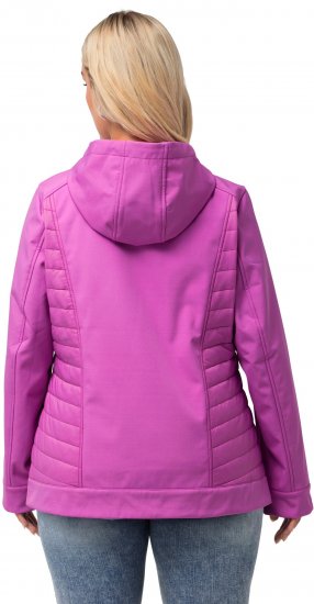 Ulla Popken Hyprar Quilt Mix Jacket Light Heather - Geci - 