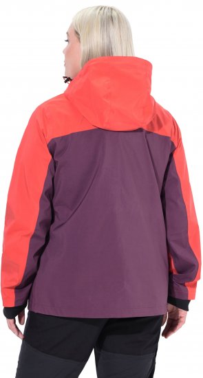 Ulla Popken HYPRAR Triple Function Jacket Dark Cherry - Geci - 