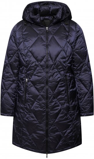 Ulla Popken HYPRAR Diamond Quilted Jacket Night Blue - Geci - 