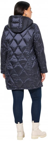 Ulla Popken HYPRAR Diamond Quilted Jacket Night Blue - Geci - 