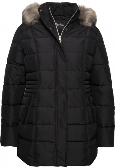 Ulla Popken HYPRAR Quilted Jacket Black - Geci - 