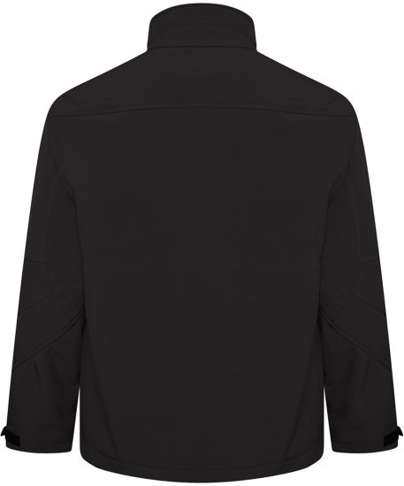 Kam Jeans KV132 Softshell Panelled Jacket Black - Geci - Geci Bărbați Mărimi Mari