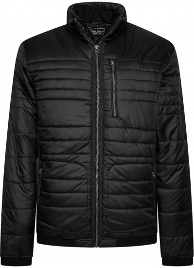 Kam Jeans KV142 Smart Lightweight Puffer Jacket Black - Geci - Geci Bărbați Mărimi Mari