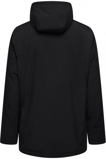 Kam Jeans KV144 Long Quilted Softshell Parka Black - Geci - Geci Bărbați Mărimi Mari