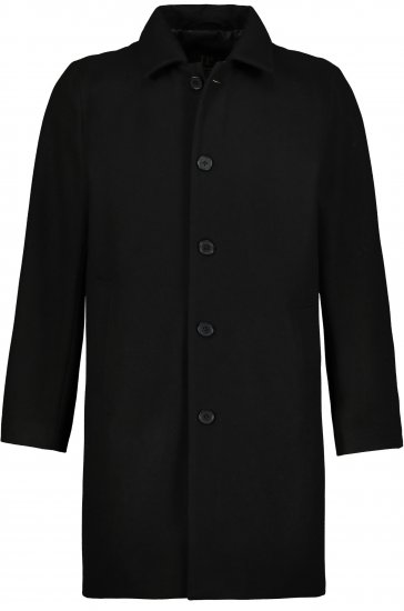 JP1880 Coat Wool Blend Water Repellent Black - Geci - Geci Bărbați Mărimi Mari