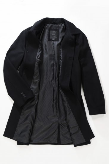 JP1880 Coat Wool Blend Water Repellent Black - Geci - Geci Bărbați Mărimi Mari