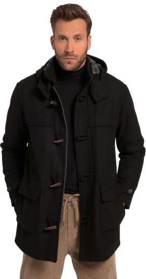 JP1880 Dufflecoat Water-repellent Black - Geci - Geci Bărbați Mărimi Mari