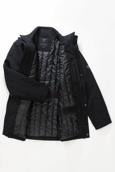 JP1880 Jacket Business Waterproof Black - Geci - Geci Bărbați Mărimi Mari