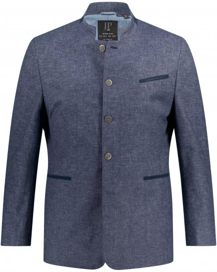 JP1880 Traditional Jacket Linen Blend Navy - Geci - Geci Bărbați Mărimi Mari