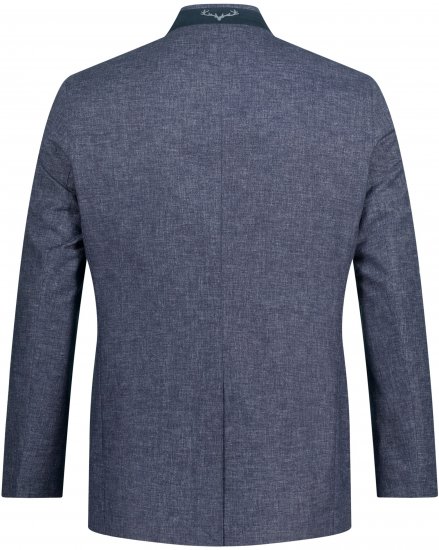 JP1880 Traditional Jacket Linen Blend Navy - Geci - Geci Bărbați Mărimi Mari