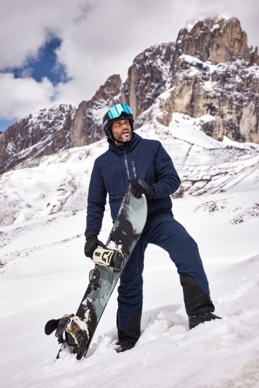 Jay-Pi Ski Jacket Functional Waterproof Windproof Navy - Haine de schi - 