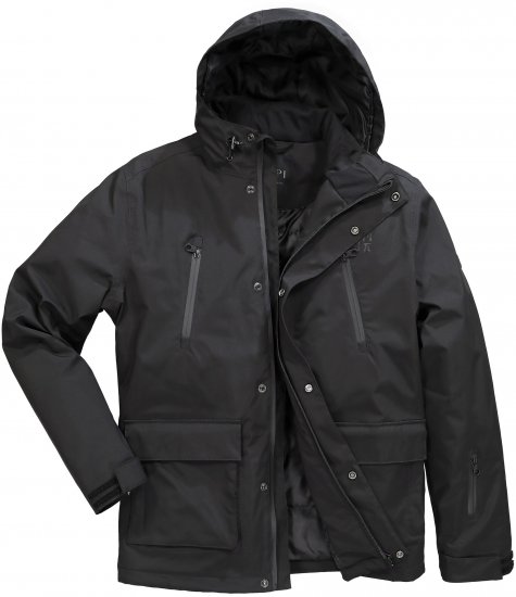 Jay-Pi Ski Jacket Functional Waterproof Windproof Breathable Black - Haine de schi - 