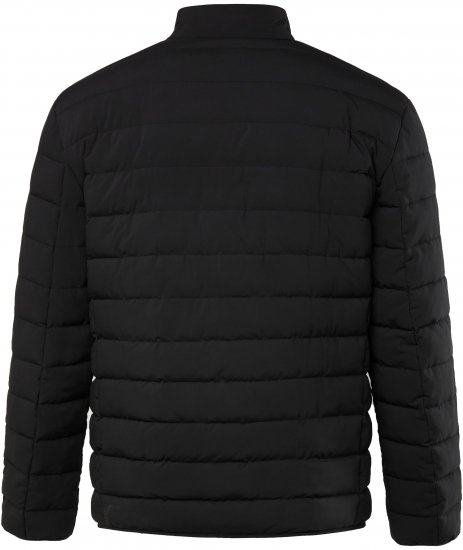 JP1880 Jacket Quilted Stand-up Collar Black - Geci - Geci Bărbați Mărimi Mari
