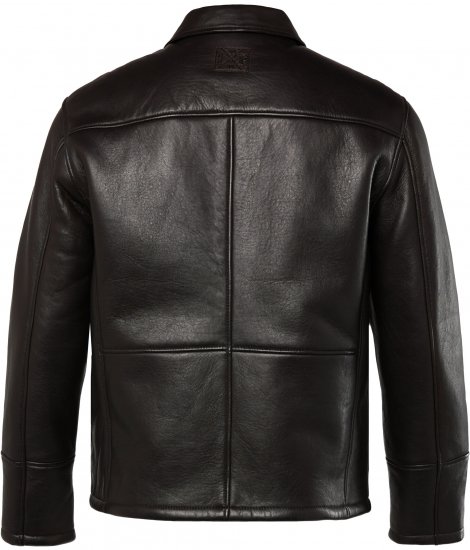 JP1880 Leather Jacket Soft Lamb Nappa Dark Brown - Geci - Geci Bărbați Mărimi Mari