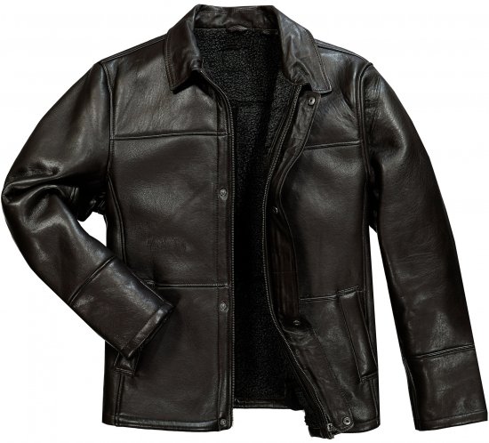 JP1880 Leather Jacket Soft Lamb Nappa Dark Brown - Geci - Geci Bărbați Mărimi Mari