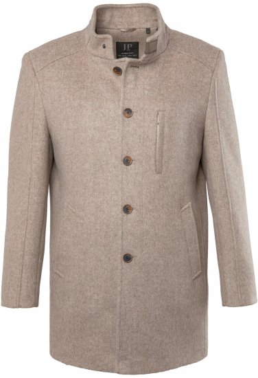 JP1880 Coat Wool Blend Beige Melange - Geci - Geci Bărbați Mărimi Mari