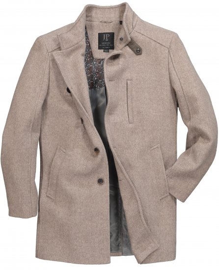 JP1880 Coat Wool Blend Beige Melange - Geci - Geci Bărbați Mărimi Mari