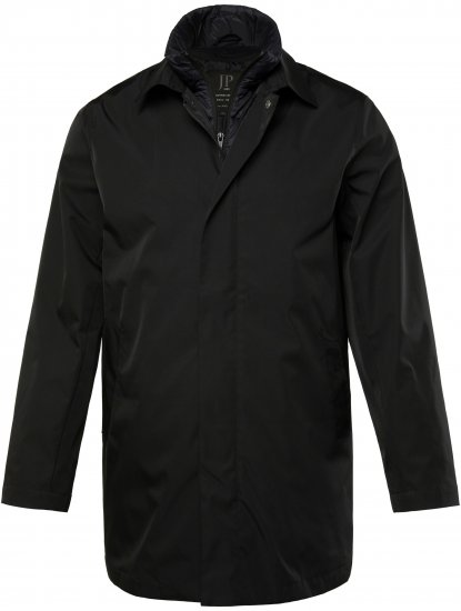 JP1880 Business Coat Zip-out Panel Black - Geci - Geci Bărbați Mărimi Mari