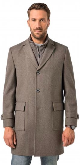 JP1880 Coat Flexnamic Quilted Insert Grey TALL - TALL geci - 