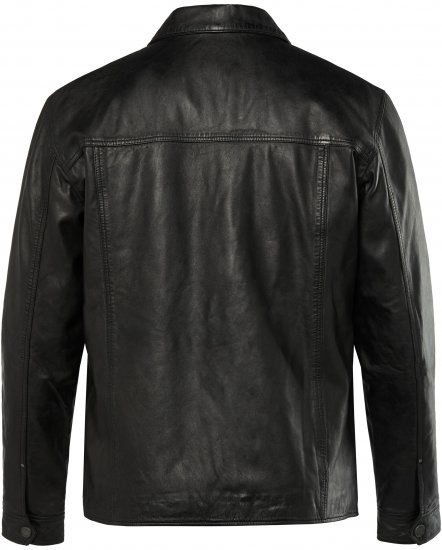 JP1880 Leather Jacket Finest Lamb Nappa Black - Geci - Geci Bărbați Mărimi Mari