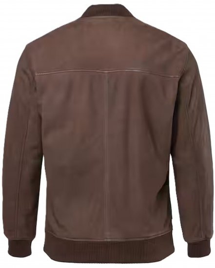 JP1880 Jacket Buffed Nubuck Lamb Leather Brown - Geci - Geci Bărbați Mărimi Mari