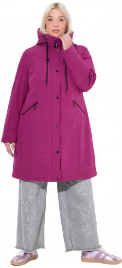 Ulla Popken HYPRAR Triple Function Weather Proof Jacket Berry - Geci - 