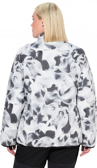 Ulla Popken HYPRAR Reversible Printed Jacket Black - Geci - 