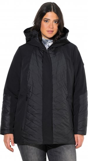 Ulla Popken HYPRAR Functional Softshell Jacket Black - Geci - 