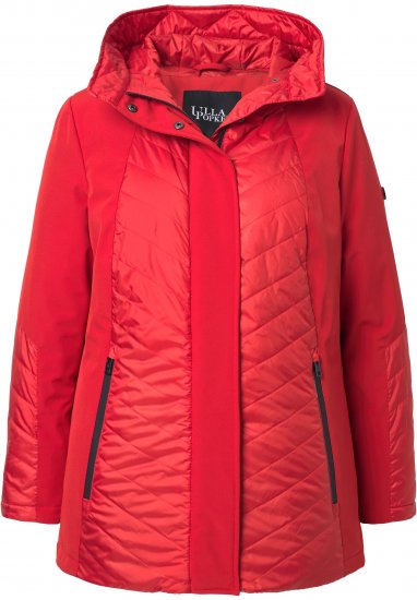 Ulla Popken HYPRAR Functional Softshell Jacket Red - Geci - 