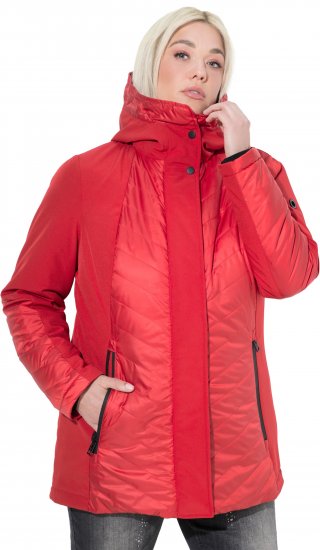 Ulla Popken HYPRAR Functional Softshell Jacket Red - Geci - 
