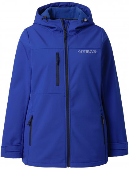 Ulla Popken HYPRAR Softshell Fleece Lined Jacket Capri Blue - Geci - 