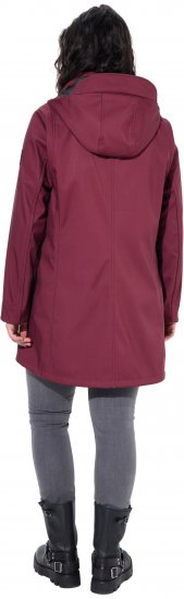 Ulla Popken HYPRAR Water Repellent Softshell Jacket Cherry - Geci - 