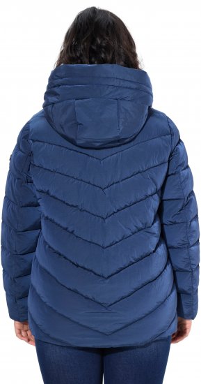 Ulla Popken HYPRAR Quilted Puffer Jacket Navy - Geci - 
