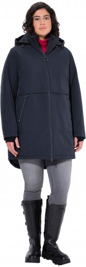 Ulla Popken HYPRAR Waterproof Windproof Breathable Jacket Black - Geci - 