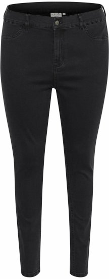 Kaffe Curve Laurina Blugi Denim negru spălat - Blugi & Pantaloni pentru Femei Mărimi Mari – Plus Size - 