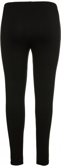 Ulla Popken Basic Stretch Knit Ankle Length Leggings Black - Blugi & Pantaloni pentru Femei Mărimi Mari – Plus Size - 