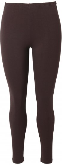Ulla Popken Basic Stretch Knit Ankle Length Leggings Pine Brown - Blugi & Pantaloni pentru Femei Mărimi Mari – Plus Size - 