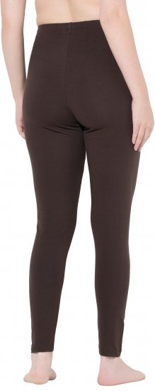 Ulla Popken Basic Stretch Knit Ankle Length Leggings Pine Brown - Blugi & Pantaloni pentru Femei Mărimi Mari – Plus Size - 