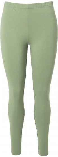 Ulla Popken Basic Stretch Knit Ankle Length Leggings Olive - Blugi & Pantaloni pentru Femei Mărimi Mari – Plus Size - 