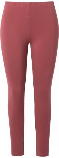 Ulla Popken Basic Stretch Knit Ankle Length Leggings Brick Red - Blugi & Pantaloni pentru Femei Mărimi Mari – Plus Size - 