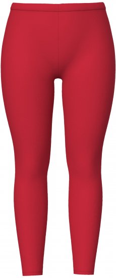 Ulla Popken Basic Stretch Knit Ankle Length Leggings Salsa Red - Blugi & Pantaloni pentru Femei Mărimi Mari – Plus Size - 