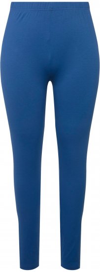 Ulla Popken Basic Stretch Knit Ankle Length Leggings Grey Blue - Blugi & Pantaloni pentru Femei Mărimi Mari – Plus Size - 
