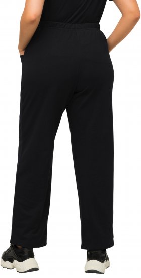 Ulla Popken Pull On Knit Straight Leg Pocket Pants Black - ÎMBRĂCĂMINTE FEMEI 40-66 - 