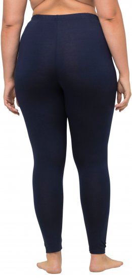 Ulla Popken Viscose Spandex Leggings Night Blue - Blugi & Pantaloni pentru Femei Mărimi Mari – Plus Size - 