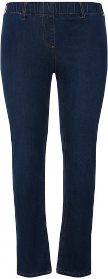 Ulla Popken Denim Look All Elastic Pocket Sienna Jeggings Blue Denim - Blugi & Pantaloni pentru Femei Mărimi Mari – Plus Size - 