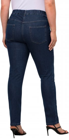 Ulla Popken Denim Look All Elastic Pocket Sienna Jeggings Blue Denim - Blugi & Pantaloni pentru Femei Mărimi Mari – Plus Size - 