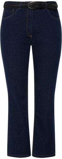 Ulla Popken Regular Fit Mandy Stretch Jeans Blue Denim - Blugi & Pantaloni pentru Femei Mărimi Mari – Plus Size - 