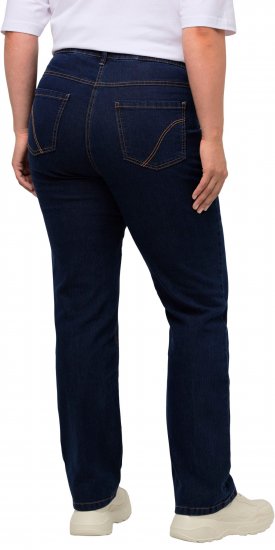 Ulla Popken Regular Fit Mandy Stretch Jeans Blue Denim - Blugi & Pantaloni pentru Femei Mărimi Mari – Plus Size - 